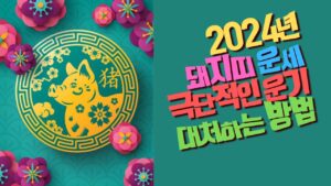 Read more about the article 2024년 돼지띠 운세 나이대별 28세~64세 극단적인 운기 잡는 법